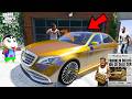 😱Franklin And Shinchan Built 100 CR Gold Car ! #gta5 #gta5mods #shinchangta5