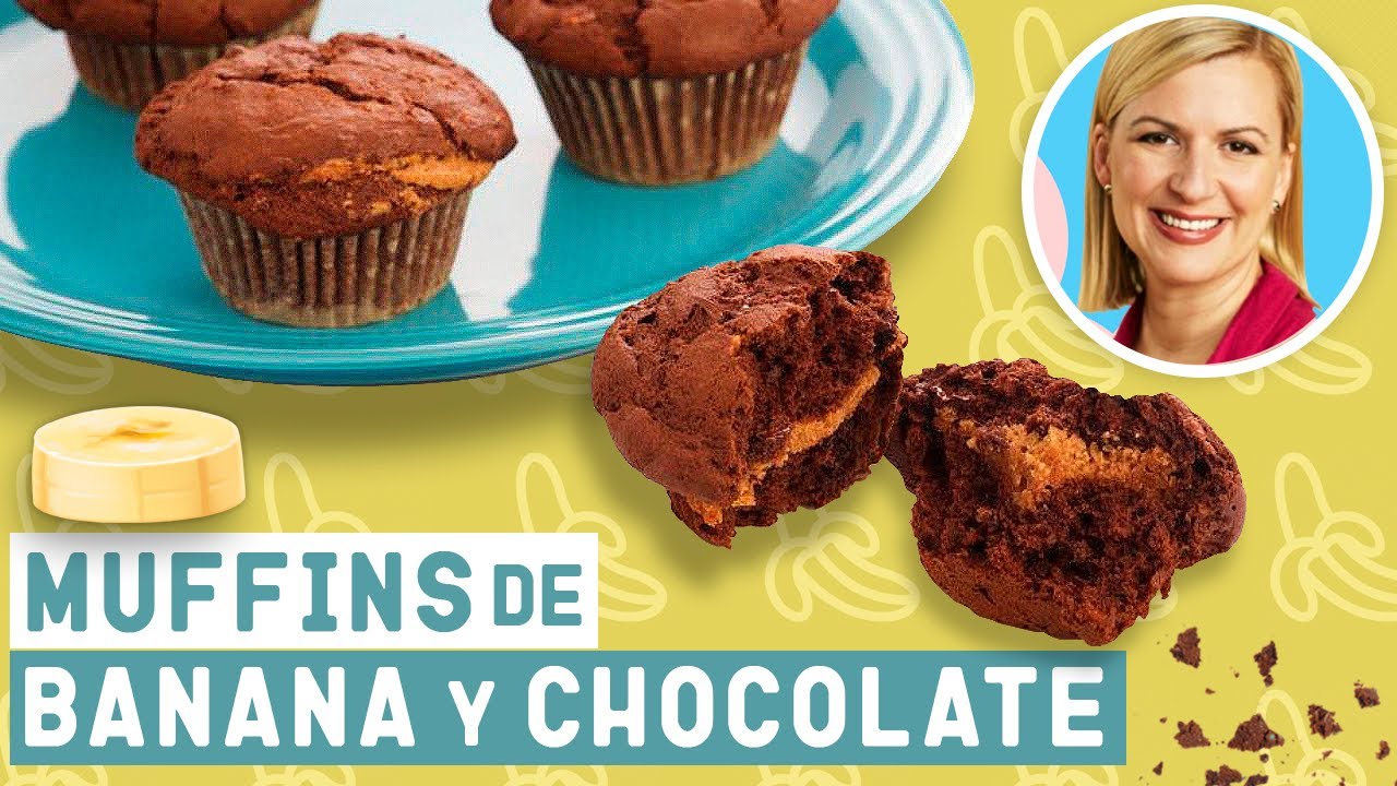 Cómo Hacer Muffins de Chocolate y Banana - La Repostería de Anna Olson -  YouTube