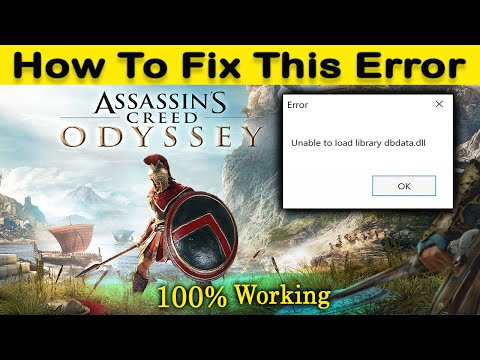 Assassin's Creed Odyssey Unable To Load Library dbdata dll