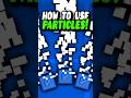 HOW TO USE CUSTOM PARTICLES IN GEOMETRY DASH #geometrydash #gd #shorts #games