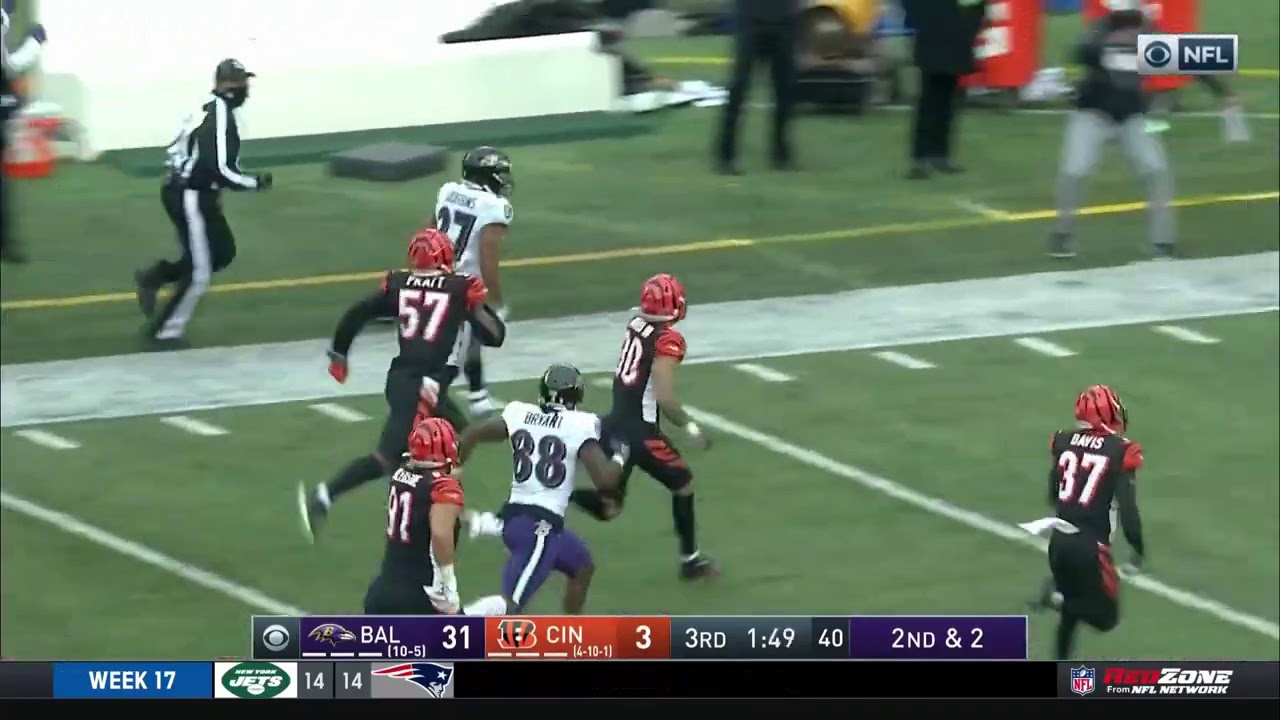 J.K. Dobbins 72 Yard Touchdown Run & Ravens Break The Record for Most