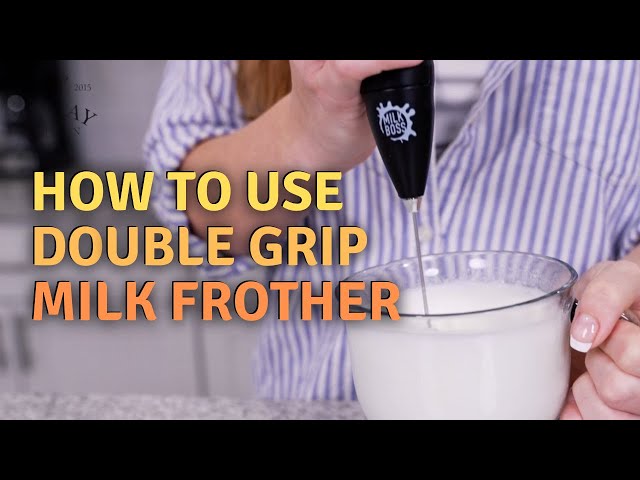 How To Use Milk Boss Double Grip Milk Frother At Home 