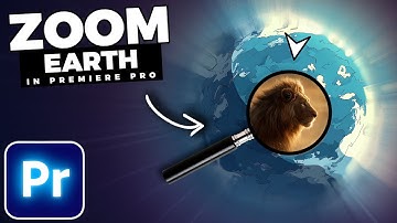 Realistic Earth ZOOM OUT in Premiere Pro