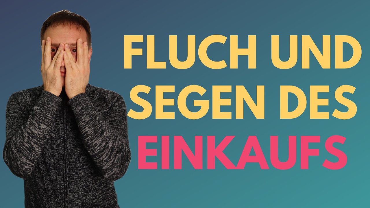 Im Einkauf Liegt Der Halbe Gewinn Bedeutung Im Einkauf liegt der Gewinn - oder etwa nicht? - YouTube