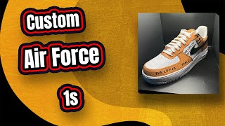 Custom Life Of Pablo Air Force 1s BTS | Study Music