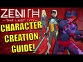 Zenith vr quick guide to character creation and classes