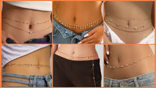Latest D Belly Chain Designs For Girls Most Trendy D Belly Chain Designs
