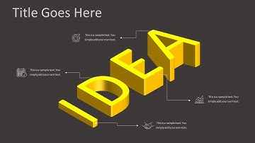 How to create a ladder from 3D letters in PowerPoint ‖ Animation in PowerPoint