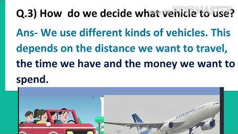 E.V.S- ( class-2) Ch- 18 Means of Transport ( Exercise) Priti Kumari