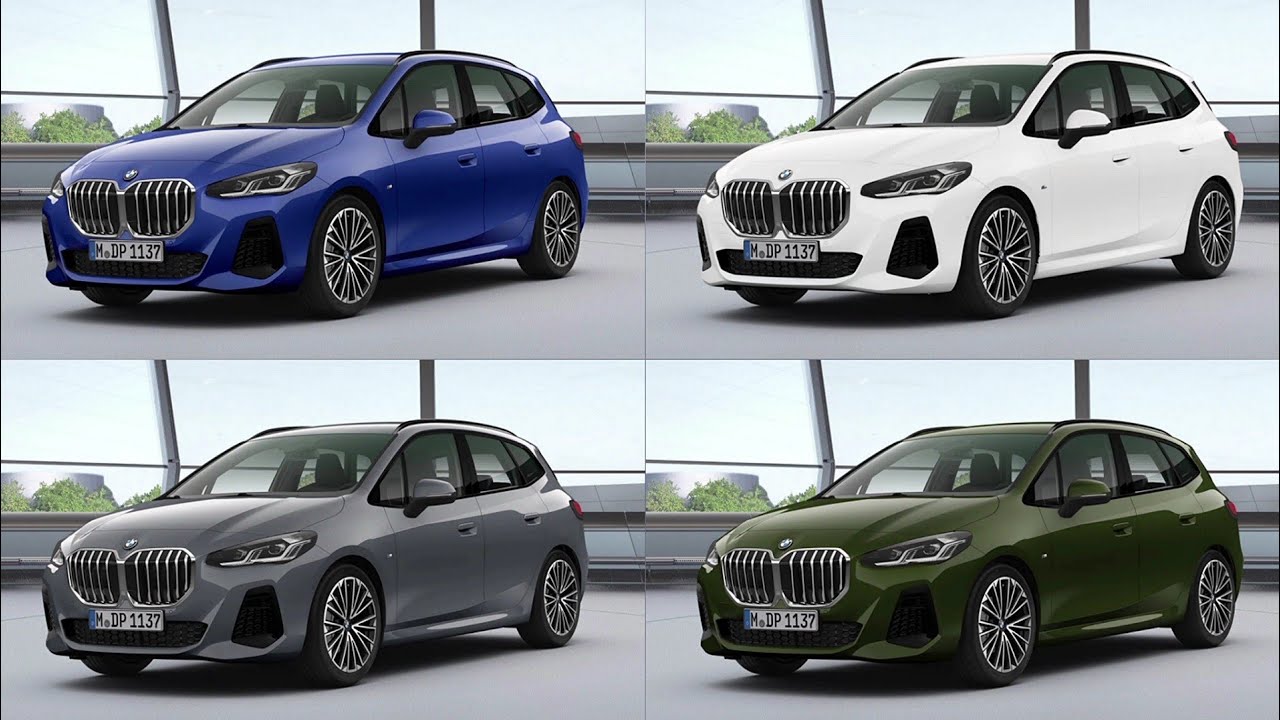 New 2022 BMW 2 Series Active Tourer COLOURS - Comparison (9 Official  Shades) and Wheels 
