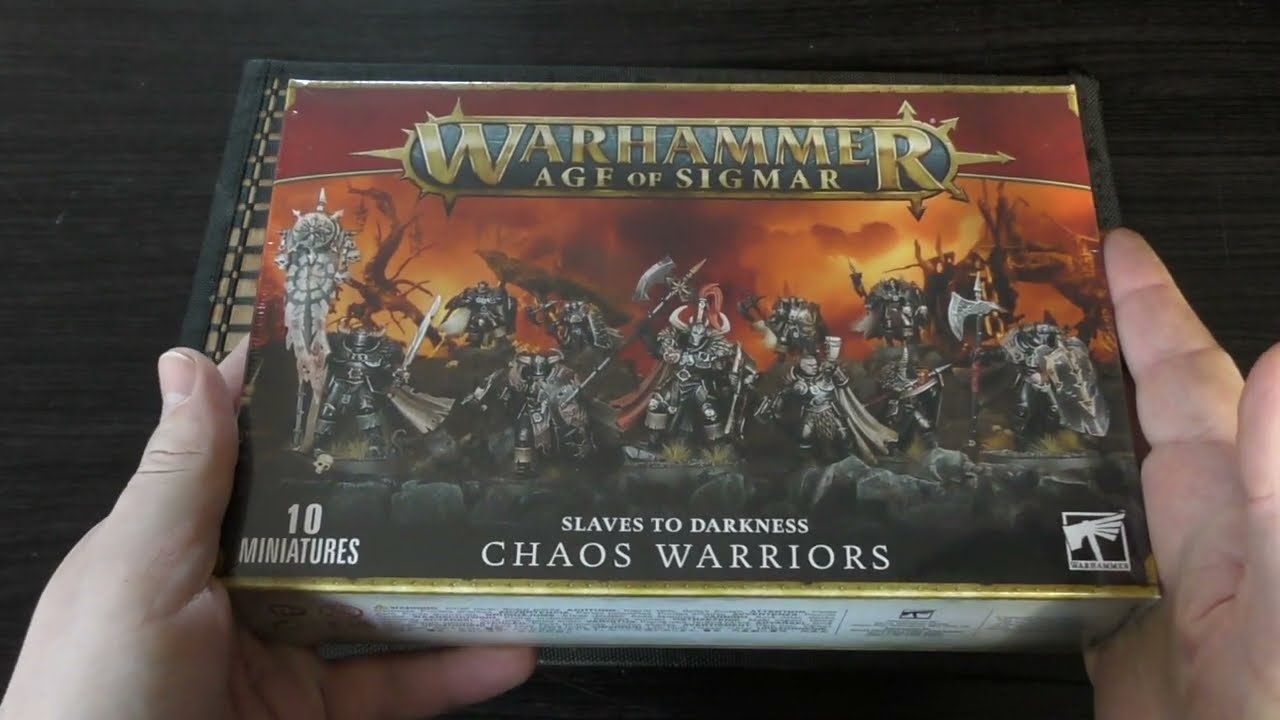 Chaos Warriors - Slaves to Darkness - Unboxing (AoS) - YouTube
