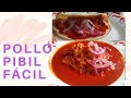 Pollo pibil fácil económico y rico