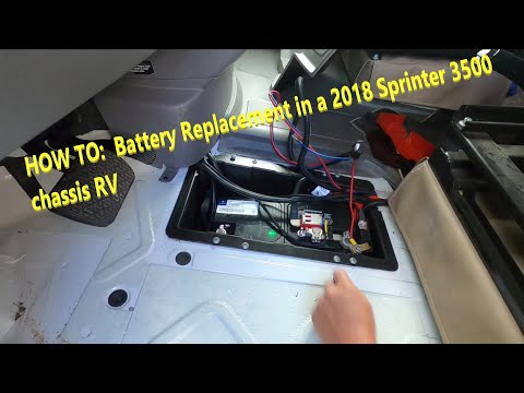 How to replace the Battery in a 2018 Mercedes-Benz Sprinter 3500 RV Group H8/49