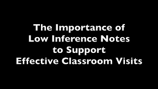 Low Inference Note Taking Video   SD 480p