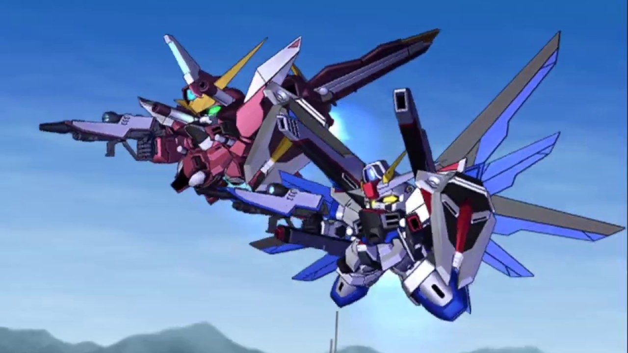 SD Gundam G-Generation Wars - Justice Gundam All Animations
