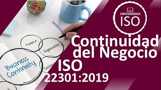 RESUMEN completo - ISO 22301:2019 Sistema de Gestión de Continuidad del Negocio