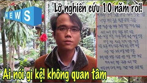 Kiều Trường Lâm lại tung ra Chữ Tiếng việt Bảo mật 4.0 mặc kệ người chê bai