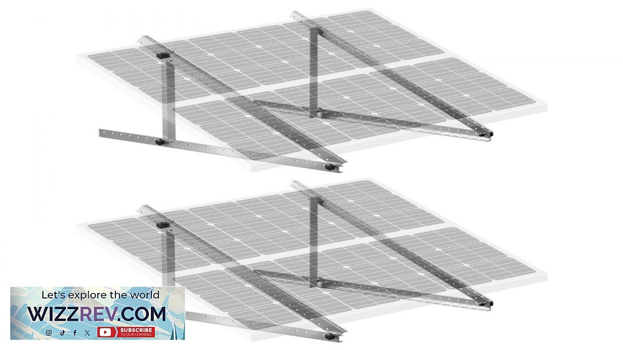 VEVOR Solar Panel Tilt Mount 45" Brackets 0 90 2 Set