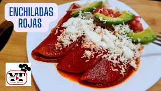 Enchiladas Rojas a mi estilo| Qué cocinar Hoy | Enchiladas rancheras paso a paso