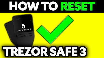 How To Reset Trezor Safe 3 (2025) - Step by Step