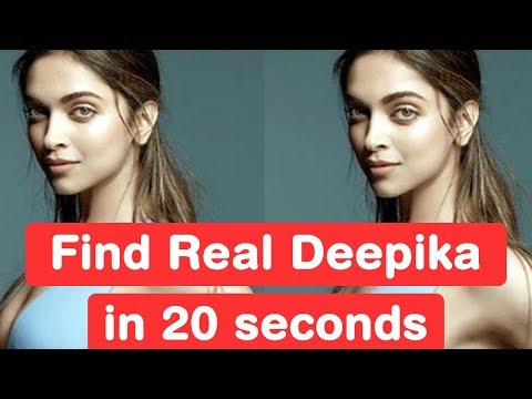 Find Real Deepika Padukone In 20 Seconds - Padmavati Challenge