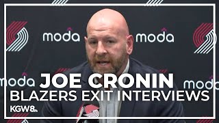 General manager Joe Cronin | Portland Trail Blazers exit interviews, 2023-24 season