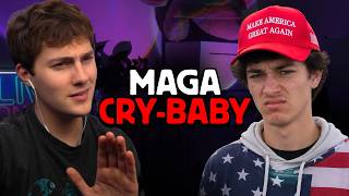 Trump Fan Says Something SO RACIST I Made Him RUN AWAY