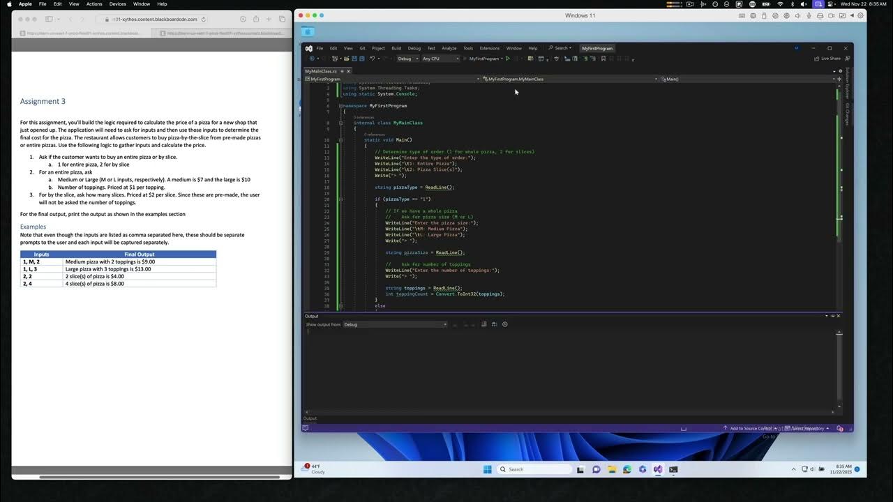ITSS 131 Week 03 - Project Walkthrough - YouTube