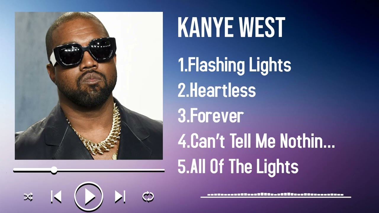 Best of Kanye West 2025 Playlist All the Latest Hits in One Video