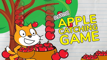 How to Make a Drop and Catch Game on Scratch - Make the Apple Catching Game! | LEMONERDY