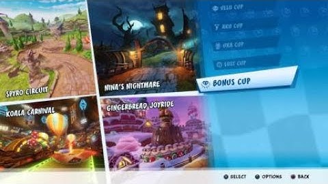 (191) Crash Team Racing: Nitro Fueled Walkthrough - Bonus Cup (Hard)