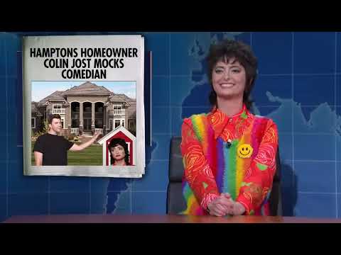 Weekend Update Sarah Sherman Roasts Colin Jost Again SNL