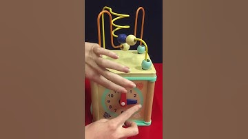 Discoveroo - Wooden Seaside 5 in 1 Activity Cube