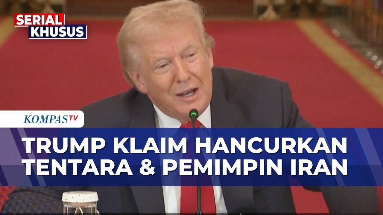 Presiden AS Donald Trump Klaim Militer Iran Hancur: Pertanyaan Soal Rusia Bodoh! | KOMPAS PETANG