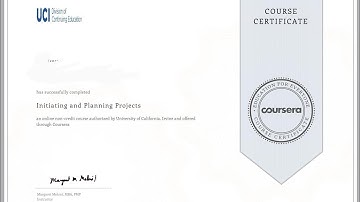 Coursera | Initiating and planning projects. All quiz answers