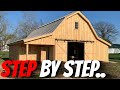 How to build a post and beam barn  the basics step by step