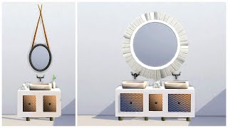 BOHO BATHROOM custom decor ideas  |  Tutorial   |  No CC  |  The Sims 4