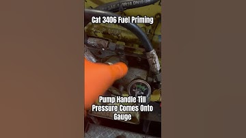 Priming A Cat 3406 Diesel Engine Fuel Filter #cat #caterpillar #3406 #diesel #dieselengine #4stroke