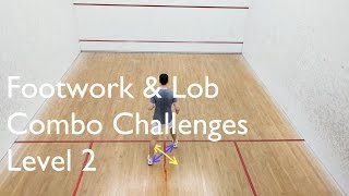 Squash - Footwork & Lob Combo - Split Step - Level 2