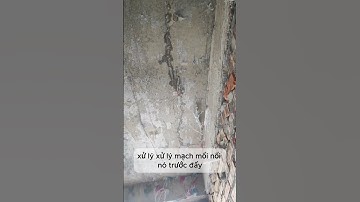 Công trình của bạn có bị nứt như này không? #ucomat #chongthamucomat #construction #fyp  #xaydung