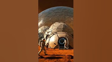 Living on Mars: What 2050 Looks Like 🤯 #space #shorts #mars