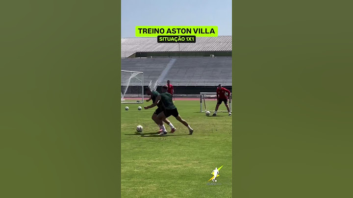 Treino de X1 do Aston Villa