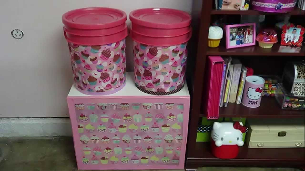 9 ideas de Cubos plásticos  decoración de unas, balde de pintura, cubetas