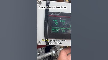 Smart Gutter Machine #shorts #gutter #guttering #raingutter #rain #diy #gutters