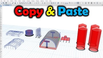 How To Copy and paste In Etabs Models?