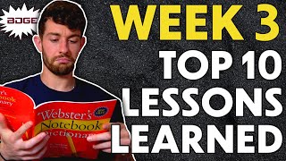 Top 10 LESSONS LEARNED from Week 3 of Fantasy Football