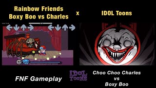Choo Choo Charles vs Poppy Playtime Boxy Boo | GAME x FNF Animation