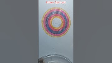 How Many Rotation Did The Pen Make In Total?!❤️#spirograph #drawing #art #shorts #artarfeenspiroart