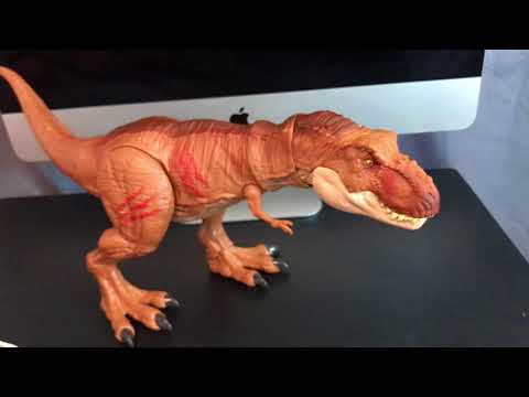 jurassic world 2 fallen kingdom tyrannosaurus rex & monolophosaurus