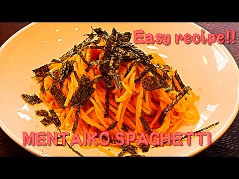 Japanese style spaghetti!! Mentaiko spaghetti
